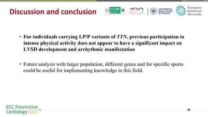 Exercise intensity and cardiac disease development  in carriers of titin variants