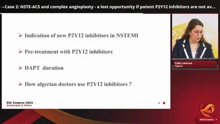 A large country and a very high cardiovascular risk: how to apply NSTE-ACS ESC Guidelines in Algeria