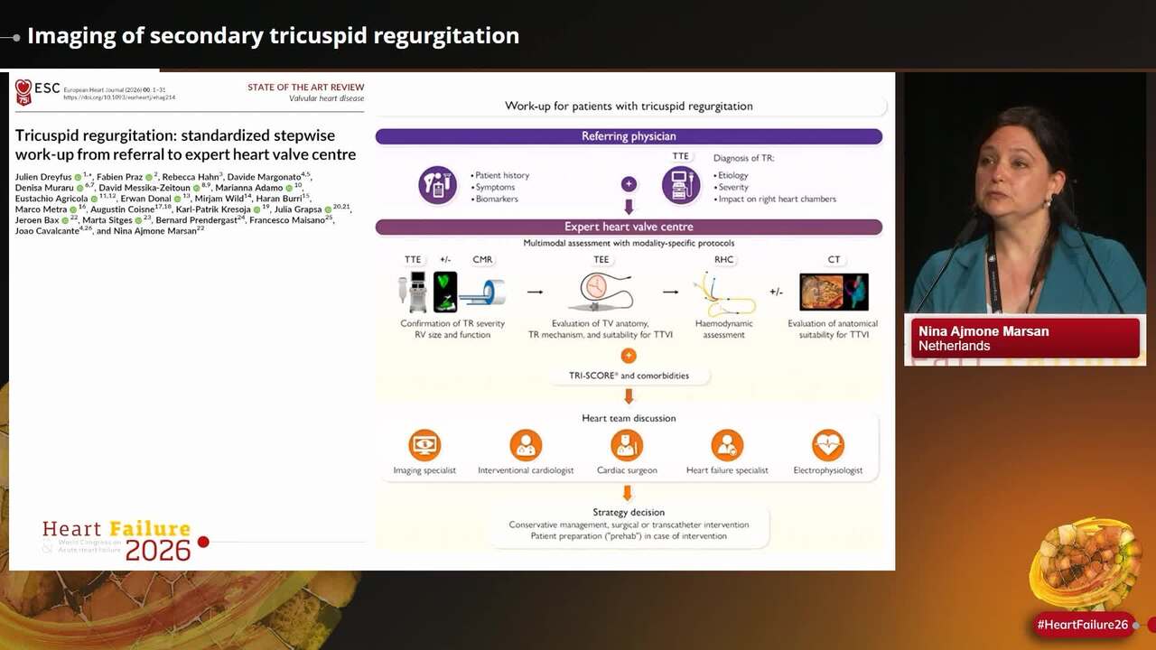Tricuspid regurgitation: problems and solutions