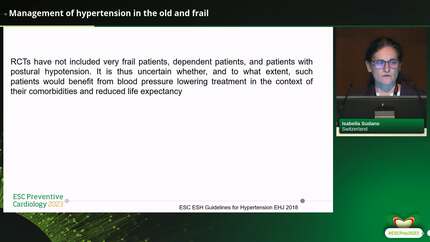 Managing hypertension: when and how to measure? which thresholds to apply?
