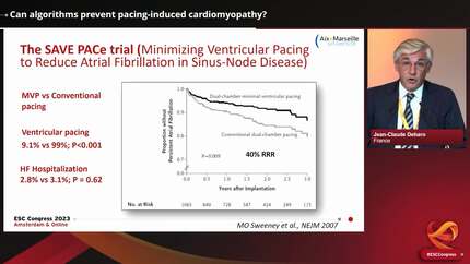 Atrial and right ventricular pacing: when less is more