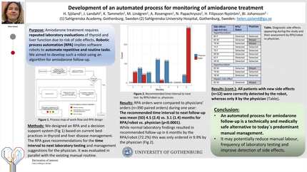 Development of an automated process for monitoring of amiodarone treatment
