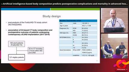 Artificial intelligence-based body composition predicts postoperative complications and mortality in advanced heart failure patients receiving long-term mechanical circulatory support