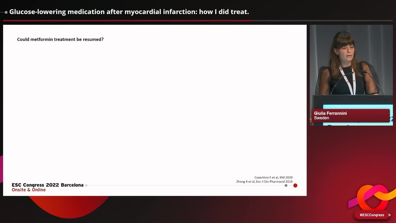 Glucose-lowering medication after myocardial infarction: how I did treat.