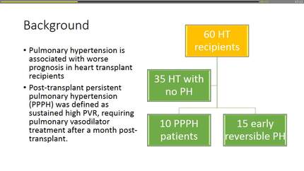 Clinical outcomes and right ventricular function in patients with persistent pulmonary hypertension after heart transplantation