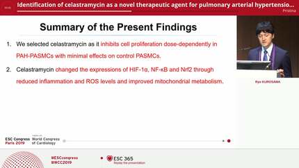 Identification of celastramycin as a novel therapeutic agent for pulmonary arterial hypertension -high-throughput screening of 5,562 compounds-