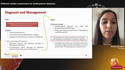 Different cardiac involvement by multisystemic diseases.