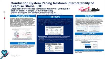 Conduction system pacing restores interpretability and diagnostic performance of exercise stress ECG in patients with prior left bundle branch block: a single-centre pilot study