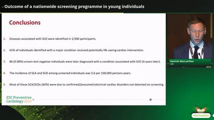 Outcome of a nationwide screening programme in young individuals