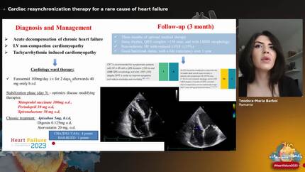 Cardiac resynchronization therapy for a rare cause of heart failure
