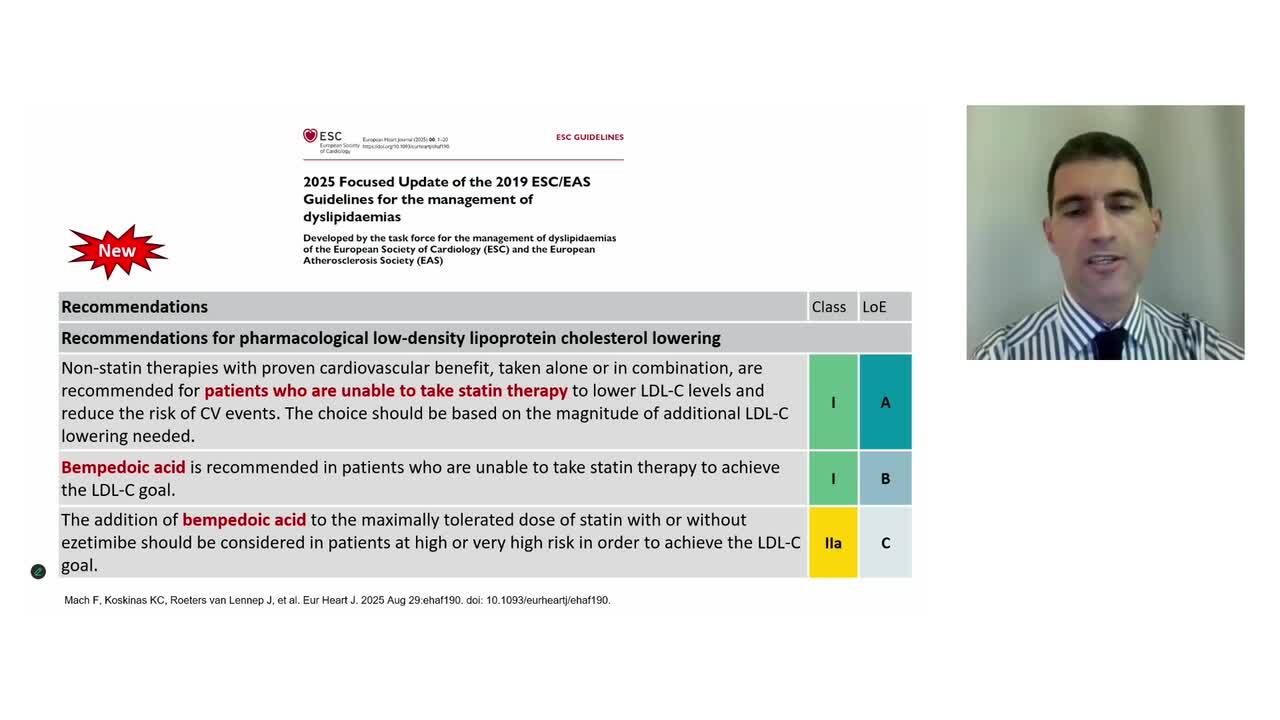 Update on dyslipidaemia management: focus on LDL-C and triglyceride-lowering therapies
