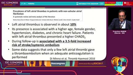 Dealing with left atrial appendage clot