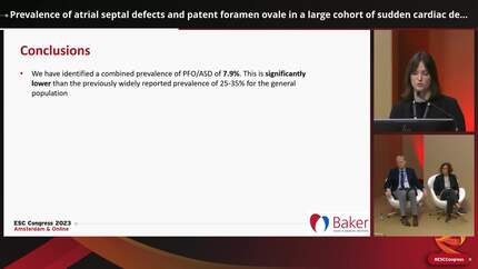 Prevalence of atrial septal defects and patent foramen ovale in a large cohort of sudden cardiac death patients undergoing autopsy