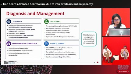 Iron heart: advanced heart failure due to iron overload cardiomyopathy