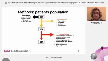 Impact on outcome of different etiologies, baseline degree and improvement of mitral regurgitation in patients with aortic stenosis who underwent transcatheter aortic valve replacement