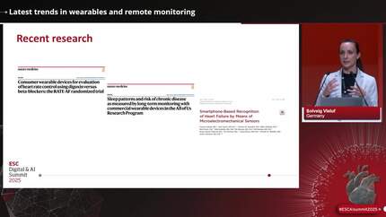 AI in ECG, wearables, remote monitoring