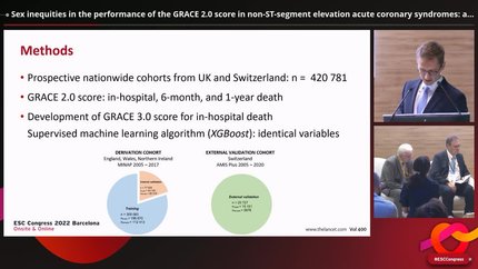What defines risk in acute coronary syndromes 