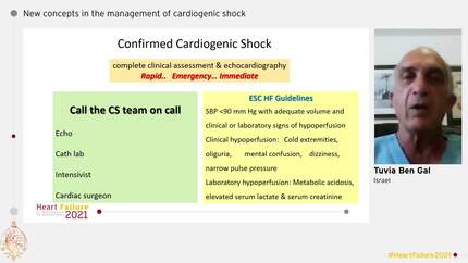 New concepts in the management of cardiogenic shock