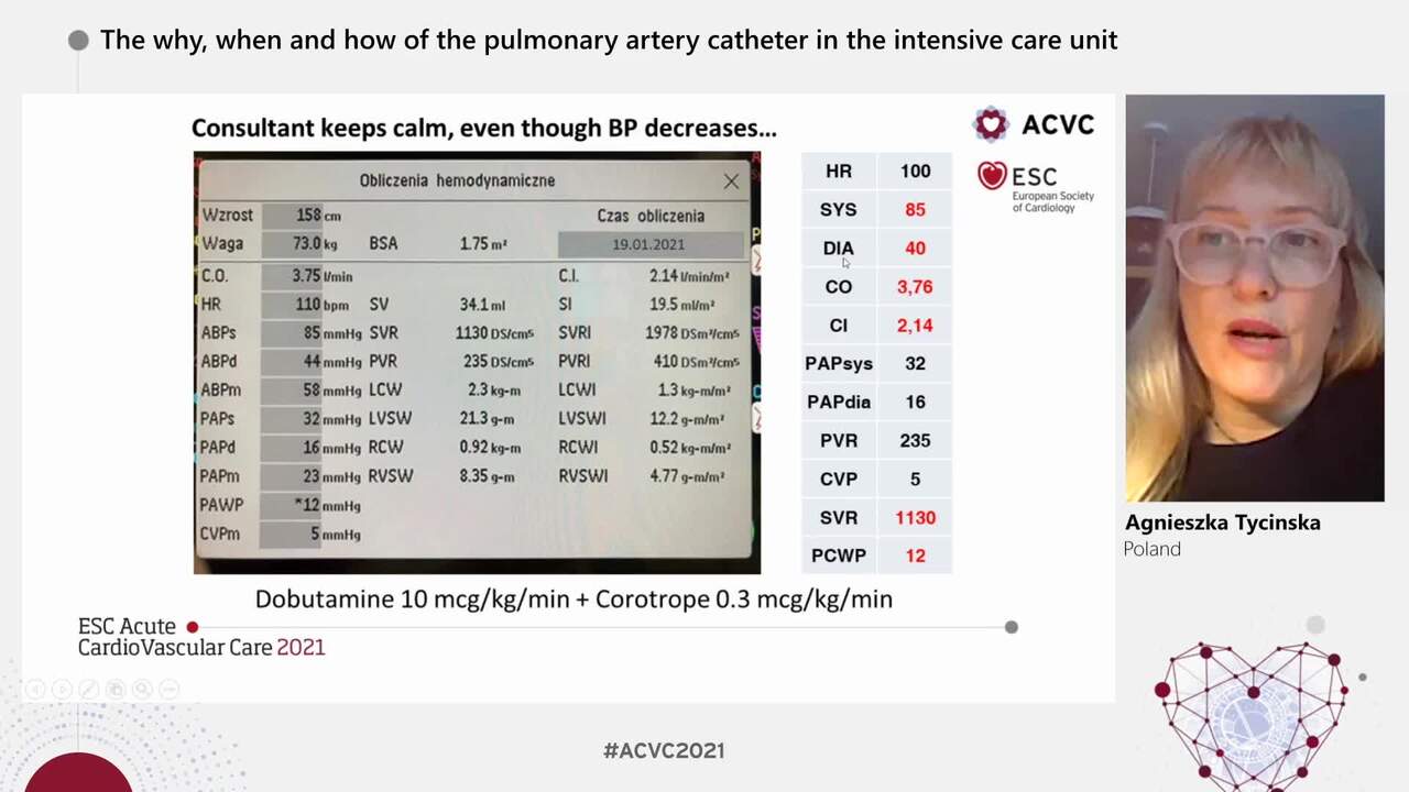 The why, when and how of the pulmonary artery catheter in the intensive care unit