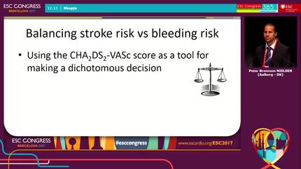 Patient with a CHA2DS2VASc score of 1: what to do?