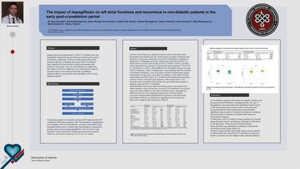 The impact of dapagliflozin on left atrial functions and recurrence in non-diabetic patients in the early post-cryoablation period
