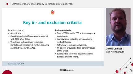 COACT: coronary angiography in cardiac arrest patients.