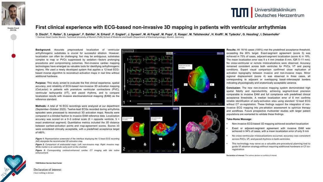 ESC 365 - First clinical experience with ECG-based non-invasive 3D ...