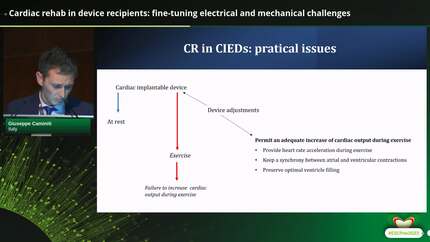 Cardiac rehab in device recipients: fine-tuning electrical and mechanical challenges