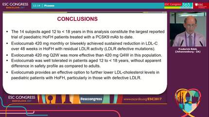 Evolocumab treatment in paediatric patients with homozygous familial hypercholesterolaemia: the Trial Assessing long-term Use of PCSK9 inhibition in Subjects with Genetic LDL disorders (TAUSSIG)
