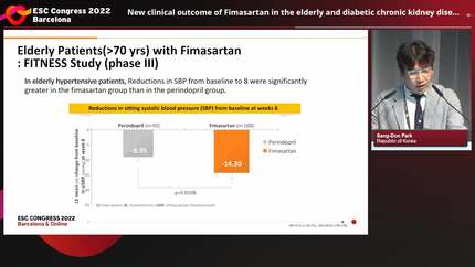 New clinical outcome of Fimasartan in the elderly and diabetic chronic kidney disease.