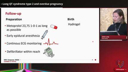 Long QT syndrome type 2 and overdue pregnancy 
