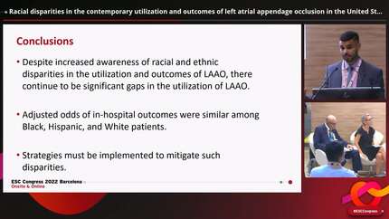 Racial disparities in the contemporary utilization and outcomes of left atrial appendage occlusion in the United States