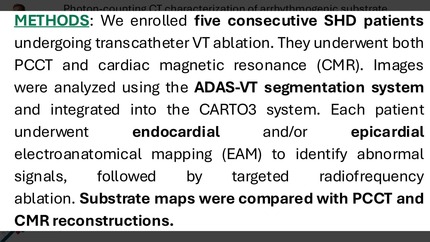 Photon-counting CT characterization of arrhythmogenic substrate in VT ablation