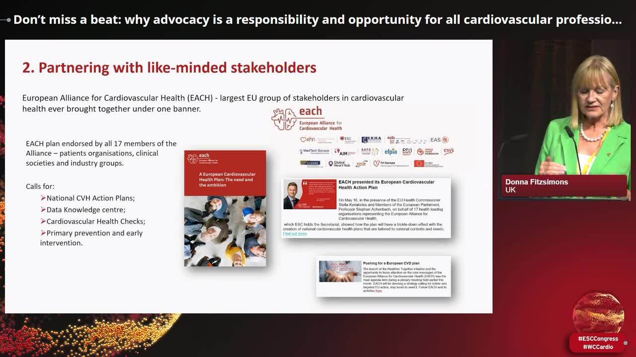 ESC Florence Nightingale Lecture in Nurse-Led Research