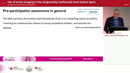 Use of stress imaging in the congenitally malformed heart before sport.