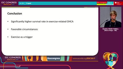 Higher survival rates in exercise-related out-of-hospital cardiac arrests, compared to non-exercise-related cardiac arrests - a study from the Swedish Register of Cardiopulmonary Resuscitation