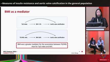 Measures of insulin resistance and aortic valve calcification in the general population