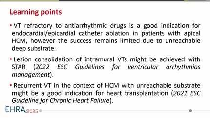 When endocardial/epicardial ablation fails - going to and beyond the STARs (a guideline switch)
