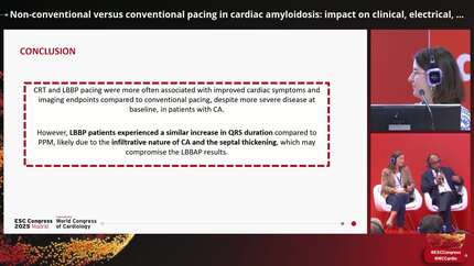 Non-conventional versus conventional pacing in cardiac amyloidosis: impact on clinical, electrical, and functional outcomes