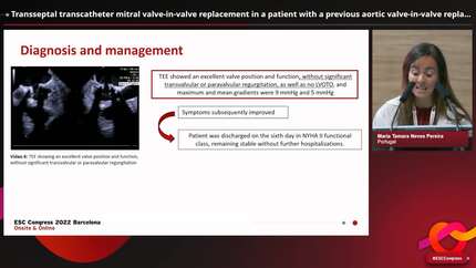 Transseptal transcatheter mitral valve-in-valve replacement in a patient with a previous aortic valve-in-valve replacement: how to fix a murmur.