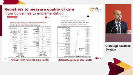 Workshop 1: Registries and observational analyses in heart failure