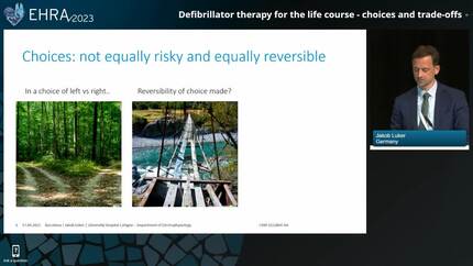 Defibrillator therapy for the life course - choices and trade-offs