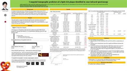 Computed tomographic predictors of a lipid-rich plaque identified by near-infrared spectroscopy.