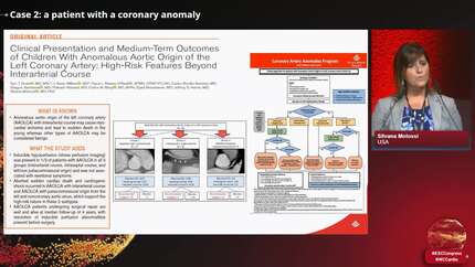 Case 2: a patient with a coronary anomaly