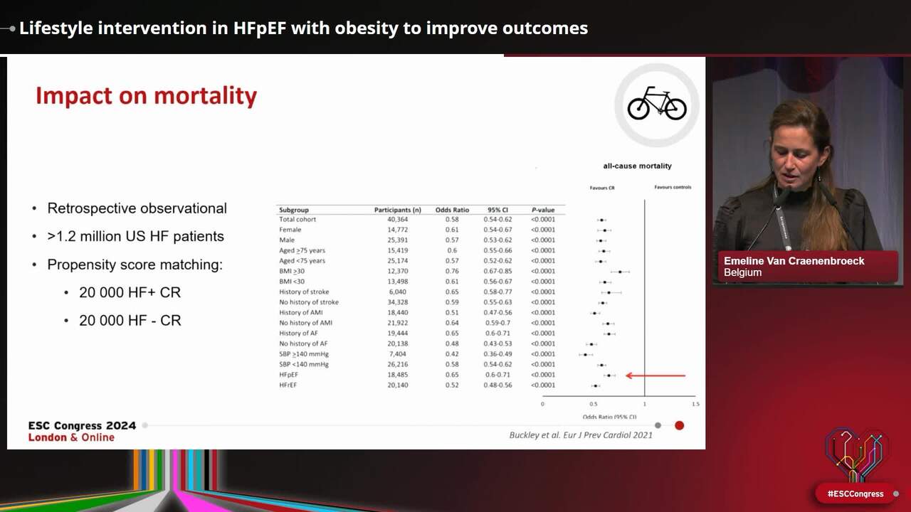 Lifestyle intervention in HFpEF with obesity to improve outcomes