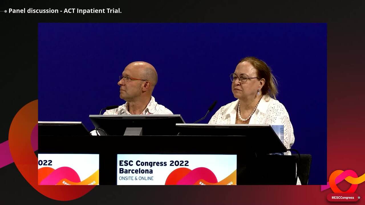 Panel discussion - ACT Inpatient Trial.