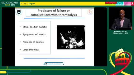 Valve thrombosis and anticoagulation