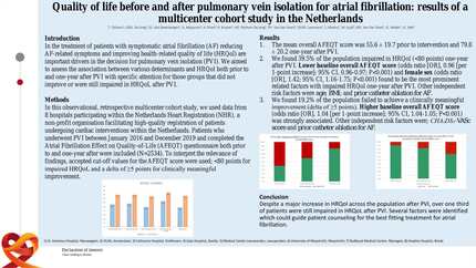 Quality of life before and after pulmonary vein isolation for atrial fibrillation: results of a multicenter cohort study in the Netherlands