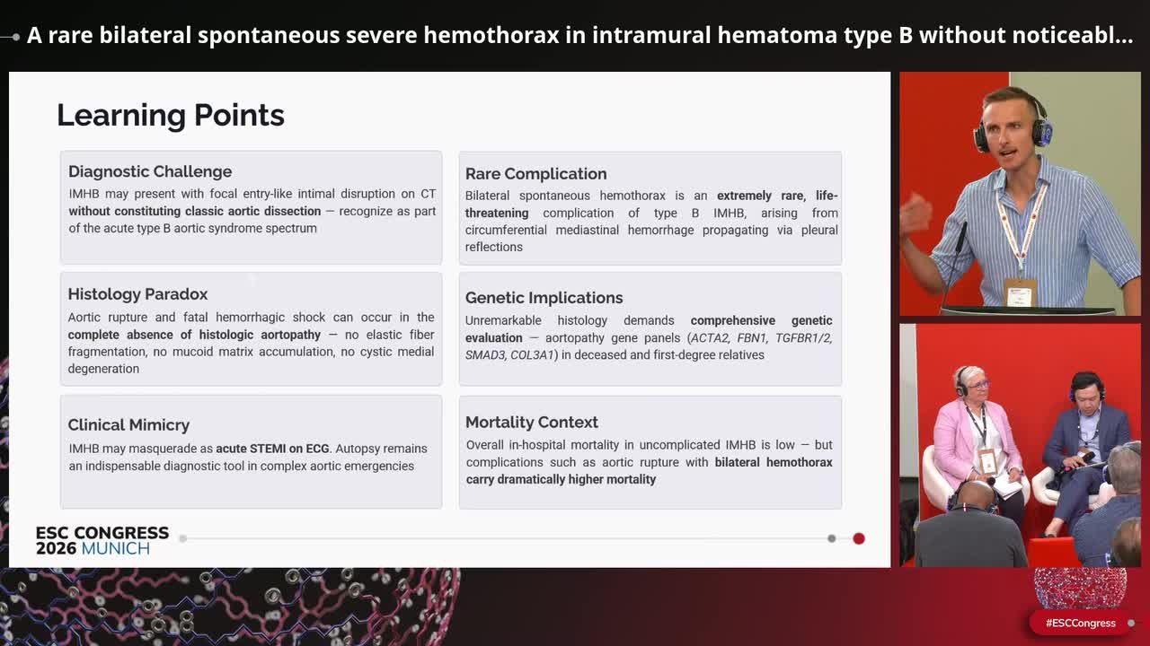 Acute aortic syndromes and catastrophic presentations
