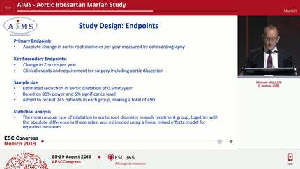 AIMS - Aortic Irbesartan Marfan Study